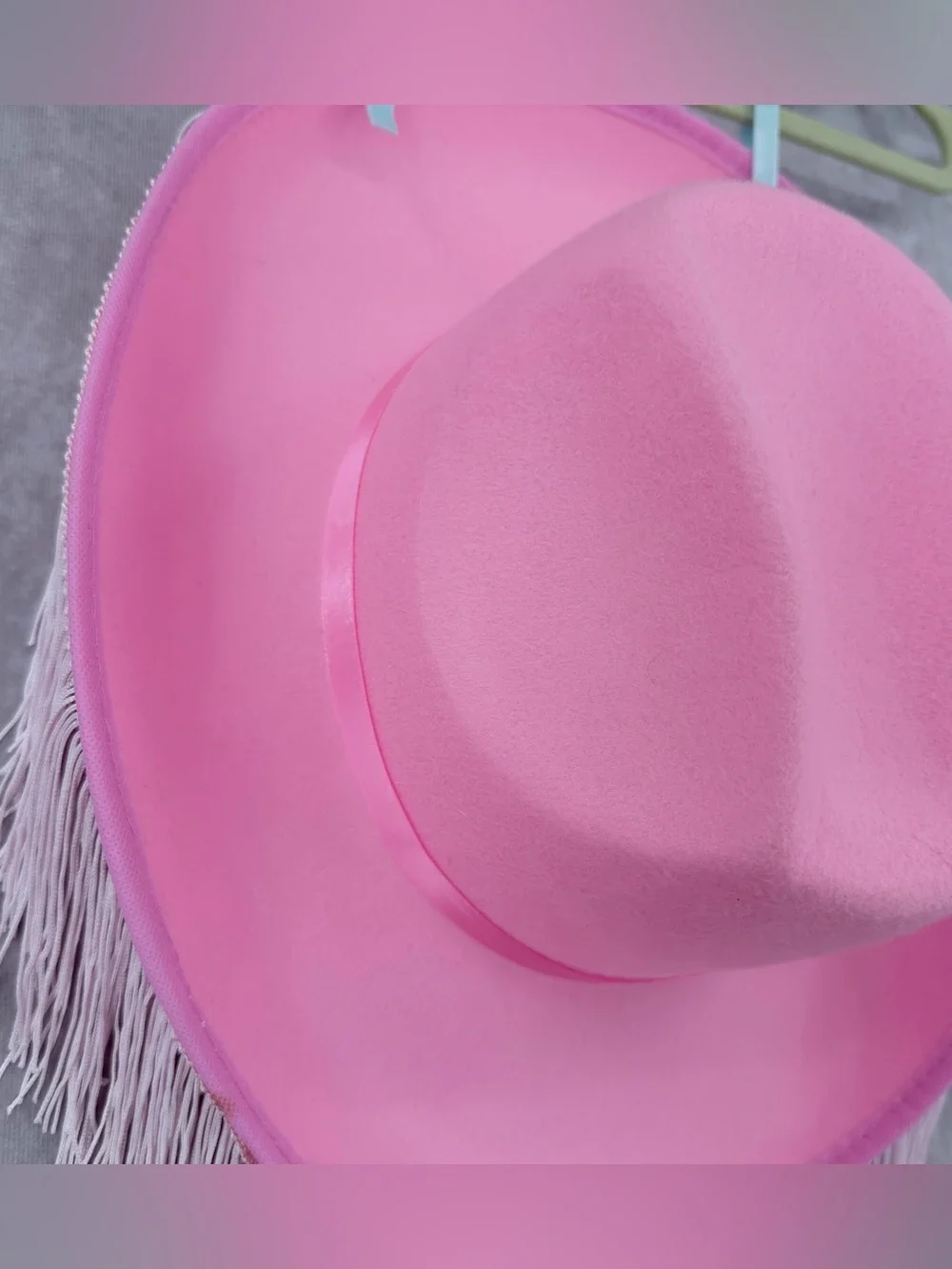 Pink Fringe Cowboy Hat for Kids